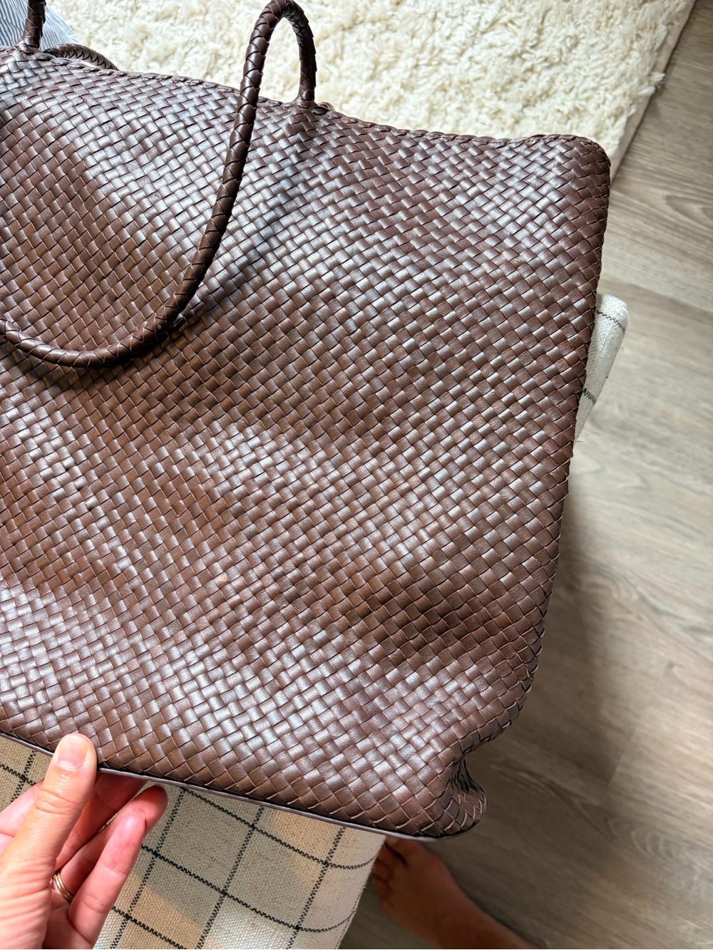 Quince Siena Handwoven Tote - Picture 12 of 13